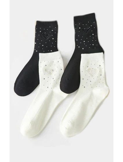 Dámské vzorované ponožky SO&LI model 21478507 060 Zirkony 3542 - WiK