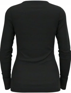 Odlo BL TOP crew neck l/s MERINO 200 dámské tričko velikost S Black