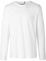O Pánské tričko s dlouhým rukávem white model 22504786 - Neutral