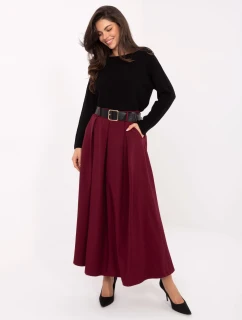 Spódnica IT SD model 21465916 bordowy - FPrice