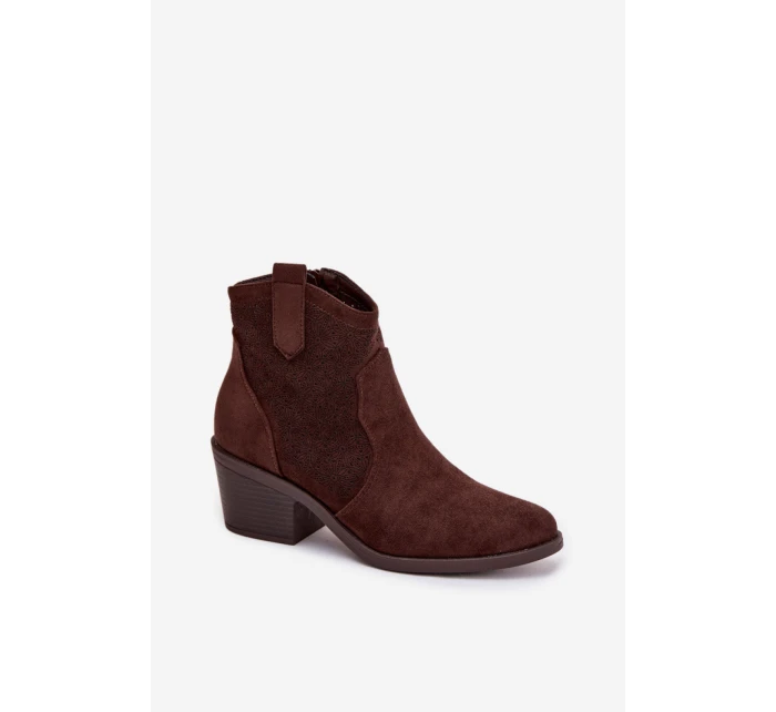 Boty na podpatku  model 224427 Step in style