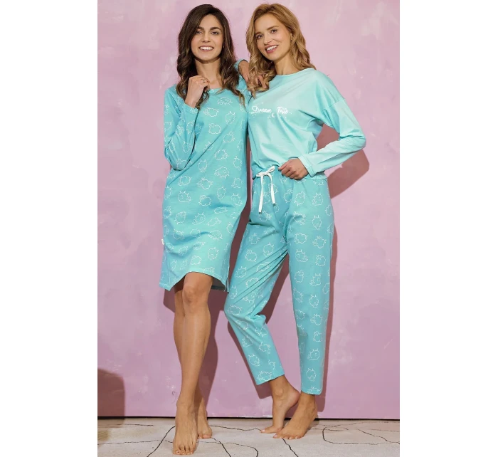 Taro Abi 3217 long/r S-XL Z24/25 dámské pyžamo