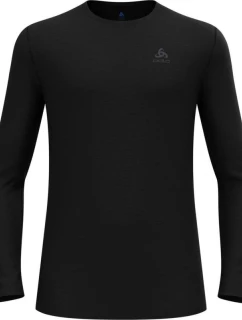 Pánské tričko ODLO Merino 160 BL Top Crew Neck l/s velikost M Black