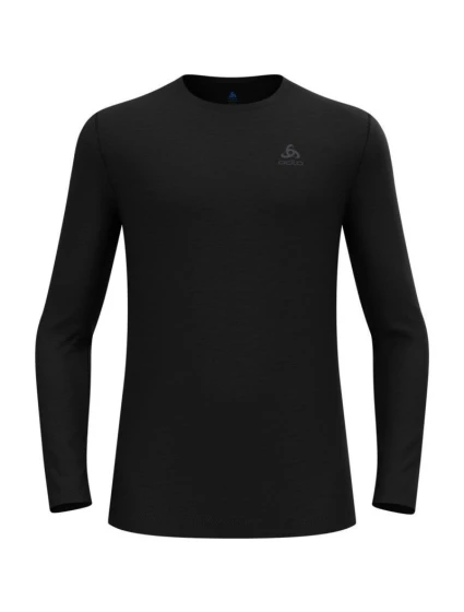 Pánské tričko model 21485324 Merino 160 BL Top Crew Neck l/s velikost M Black - ODLO