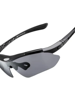 Brýle Rockbros s polarizačními 5 čočkami černé