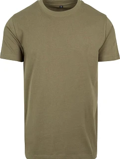 Build your Brand BY 004 Tričko z těžké bavlny 56.0004 olive