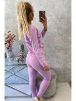 Fialová tepláková souprava