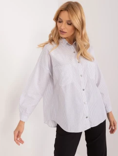 Košile BP KS 1012.25 bílá šedá