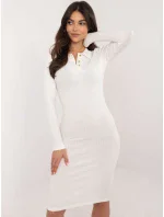 Šaty RV SK model 20619228 ecru - FPrice Šaty RV SK model 20619228 ecru - FPrice