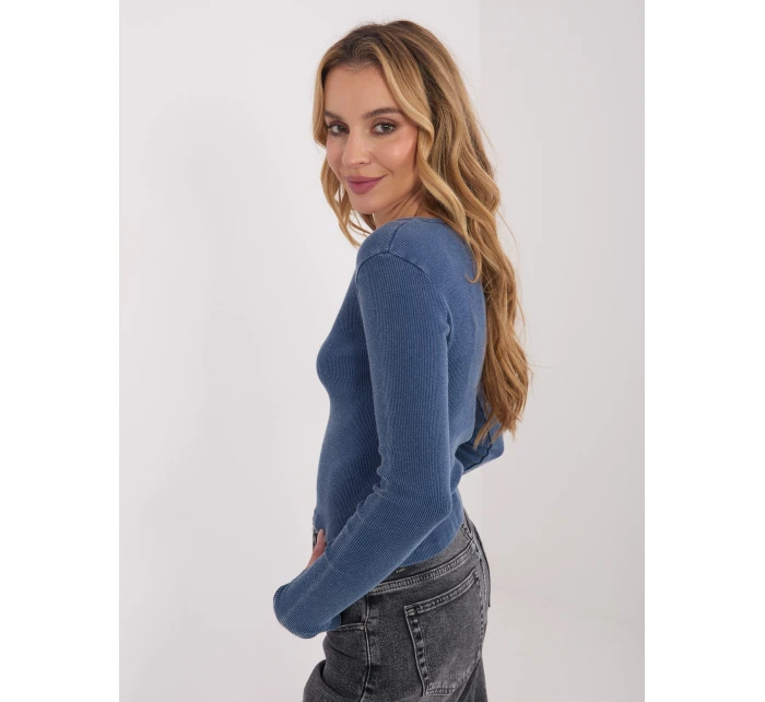 Bluzka WT BZ ciemny niebieski model 21875418 - FPrice Bluzka WT BZ ciemny niebieski model 21875418 - FPrice