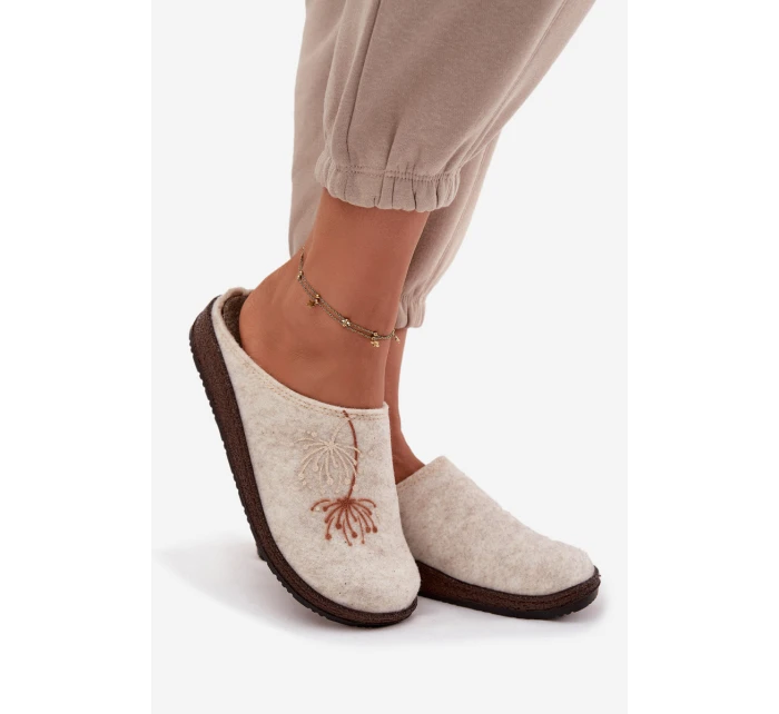 Dámské domácí pantofle Inblu – béžové