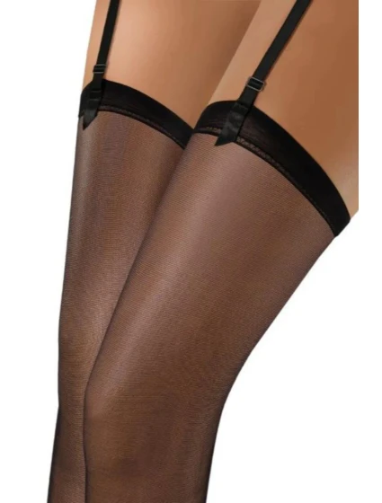 Dámské punčochy k podvazkovému pásu Fashion Line model 21889952 01 / 20 den - Sesto Senso