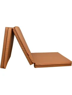 SKLÁDACÍ GYMNASTICKÁ MATRACE HNĚDÁ 180CM BENCHK