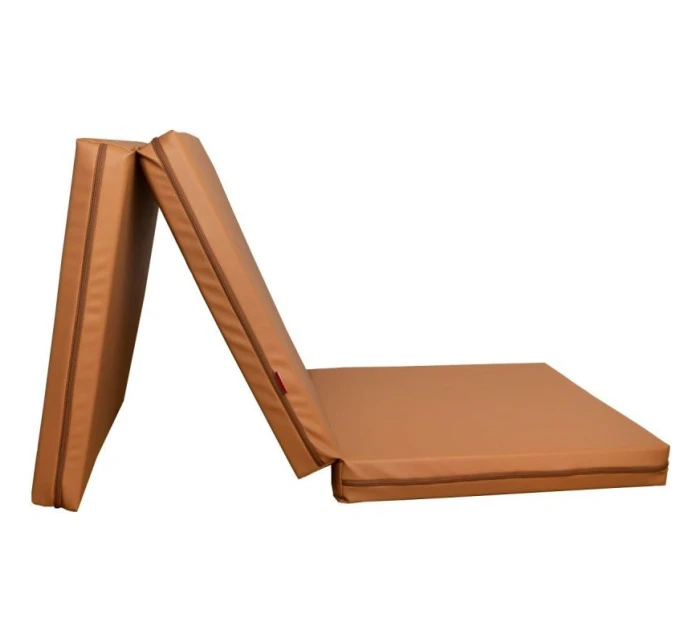 SKLÁDACÍ GYMNASTICKÁ MATRACE HNĚDÁ 180CM BENCHK SKLÁDACÍ GYMNASTICKÁ MATRACE HNĚDÁ 180CM BENCHK