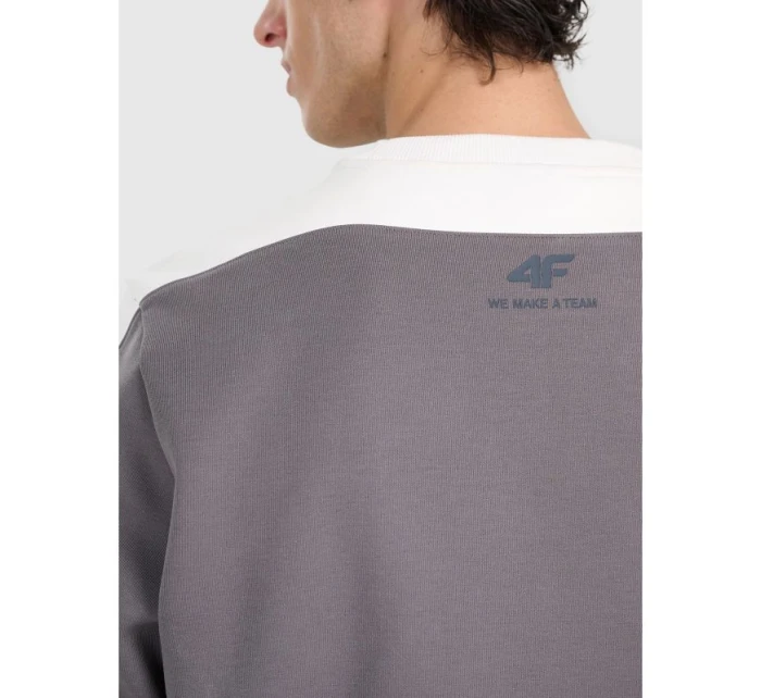 Pánská mikina s kapucí 4F 4FRAW25TSWSM2457-23S bez svetru Pánská mikina s kapucí 4F 4FRAW25TSWSM2457-23S bez svetru