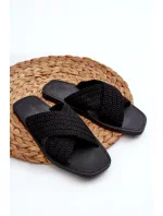 Dámské ploché pantofle Big Star Černé Dámské ploché pantofle Big Star Černé