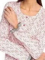 Dámská noční košile 15357 - 324 - Květy - Vamp