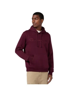 Pánská mikina s kapucí bordó pánské model 21811897 - CHAMPION