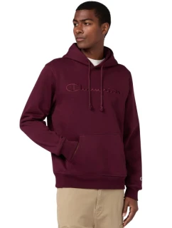 Pánská mikina s kapucí bordó  pánské model 21811897 - CHAMPION