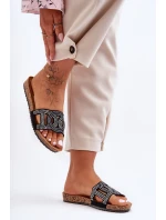 Dámské Křupky Zdobené Čepicemi Černé Evelins Dámské Křupky Zdobené Čepicemi Černé Evelins