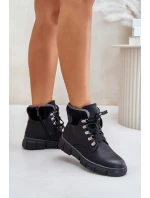 Dámské Zateplené Boty Na Zip Černé Mevanisa Dámské Zateplené Boty Na Zip Černé Mevanisa