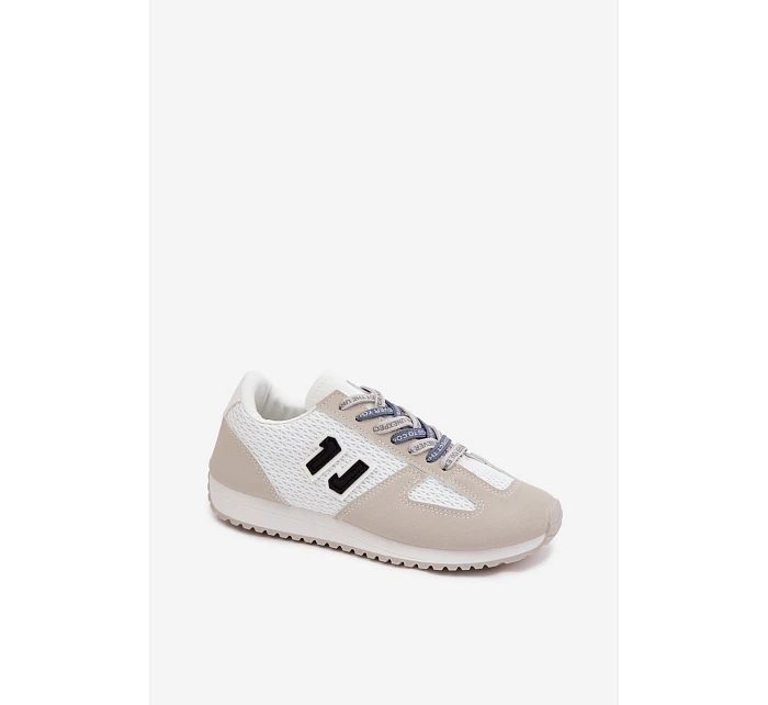 Dámské Tenisky S Dekorativním Šněrováním Šedé Henira