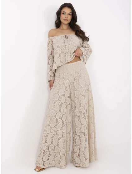 Spodnie MI SP model 21057845 beżowy - FPrice