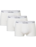 Pánské trenky 3 Pack Trunks Modern Cotton 000NB2380A100 bílá - Calvin Klein