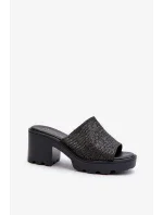 Pantofle model 197723 Step in style Pantofle model 197723 Step in style