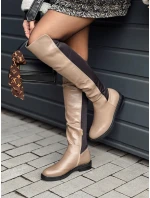 Dámské dlouhé kávové boty LONGDIT FashionStreet ZY0501 Dámské dlouhé kávové boty LONGDIT FashionStreet ZY0501