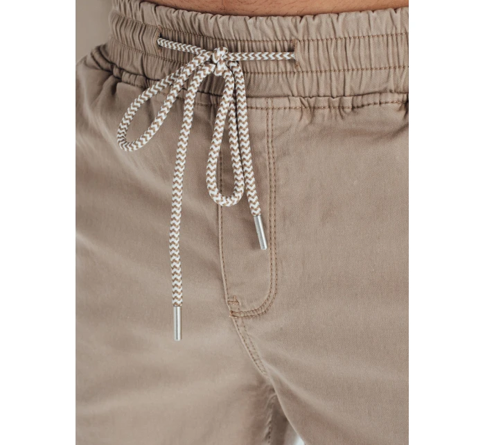 Pánské džínové šortky béžové FashionStreet SX2549