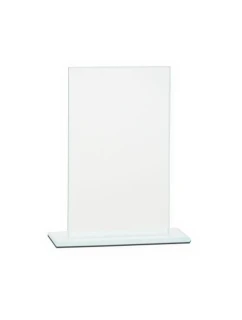 Skleněná trofej s matným podstavcem