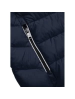 Pit Bull West Coast Padded model 21927423 pánská zimní bunda tmavě modrá s kapucí