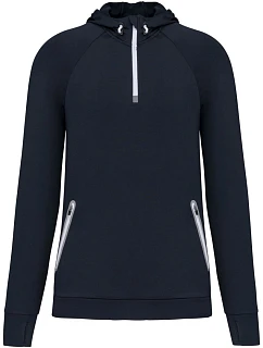 PA 360 Sportovní mikina s kapucí a 1/4 zipem model 22512859 navy - Kariban ProAct