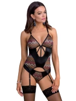 Korzet Casmir Lagerta barva:černá