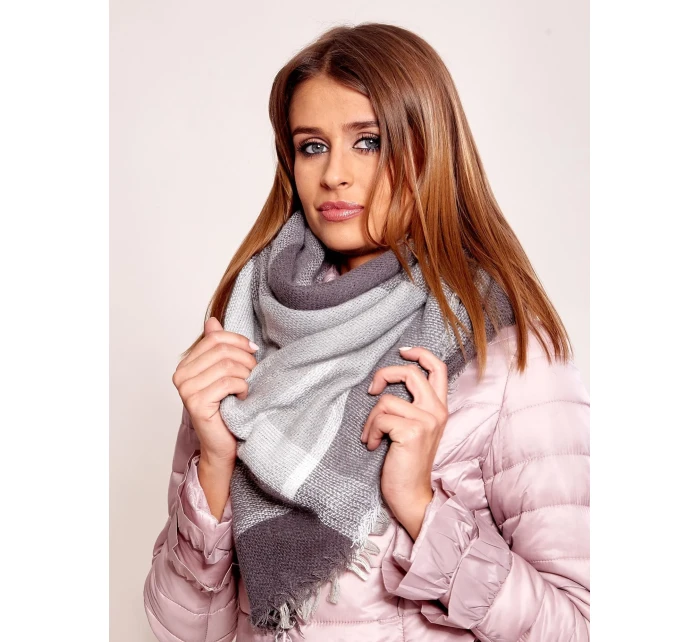 Šátek AT CH 171201.11 tmavě šedý