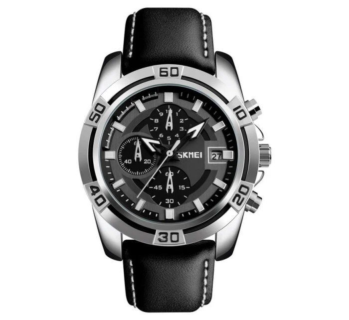 Pánské hodinky Skmei 9156SIBK + BOX Pánské hodinky Skmei 9156SIBK + BOX