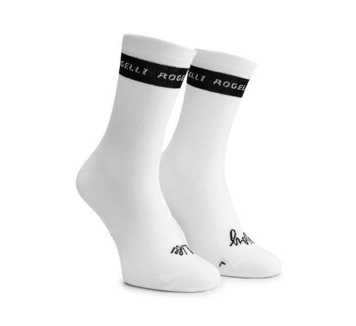 Rogelli CASUAL STRIPE ponožky bílé 44-47