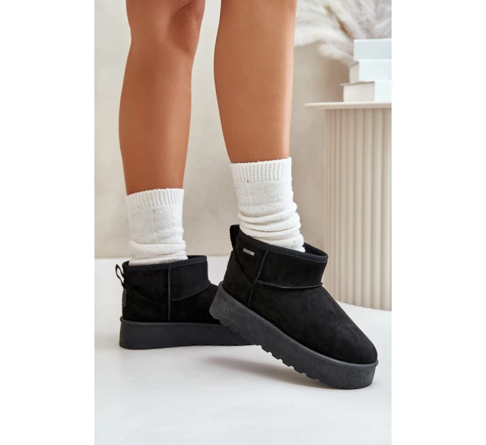 Nízké Sněhové Boty Na Platformě Big Star model 21675281 Černé - Big Star Shoes