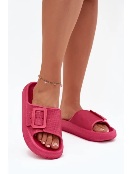 Dámské Pěnové Sandály Na Platformě S Přezkou Big Star model 21705674 Fuchsie - Big Star Shoes Dámské Pěnové Sandály Na Platformě S Přezkou Big Star model 21705674 Fuchsie - Big Star Shoes