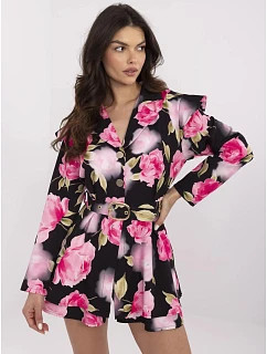 DHJ KO 20615 2.60 černo-růžový overal