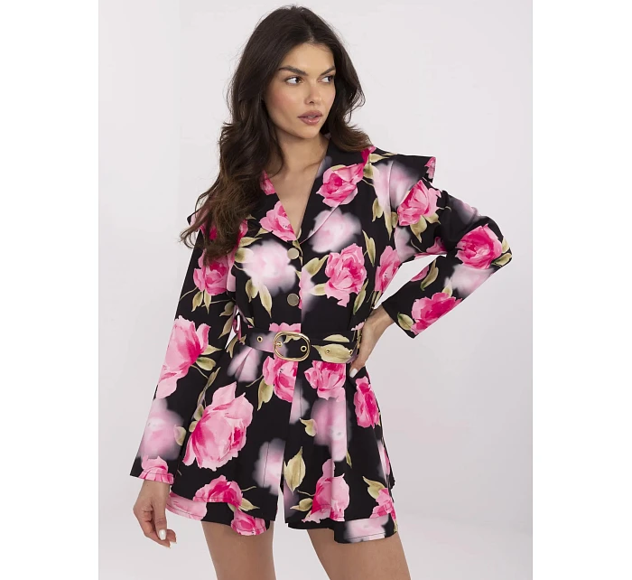 DHJ KO 20615 2.60 černo-růžový overal