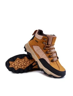 Pánské zateplené trekové boty Cross Jeans KK1R4020C velbloud