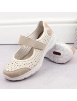 Pohodlná polobotka W béžová model 22033608 - Rieker