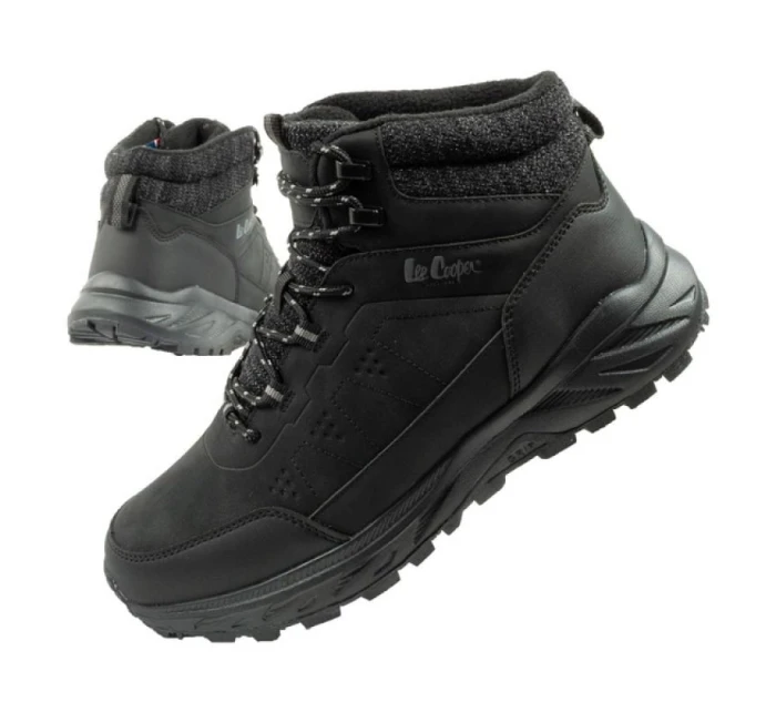 Pánská zimní trekingová zateplená kotníková obuv Lee Cooper
