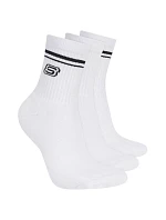 Skechers 3pk Wpk Wmn Ls Low Crew S601827-WHT bílé 39–42