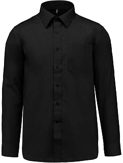 K Popelínová košile s dlouhým rukávem 20.K black model 22509982 - Kariban