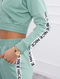 Sada s ozdobnými model 18746078 tmavě mátová - K-Fashion