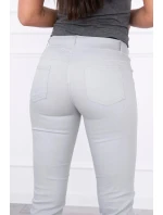 Kalhoty v barvě denim šedé Kalhoty v barvě denim šedé