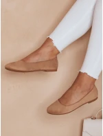 Dámské semišové baleríny MINIMALL khaki FashionStreet ZY0672